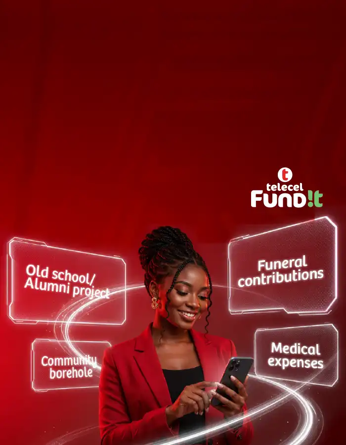 Afro-woman holding phone